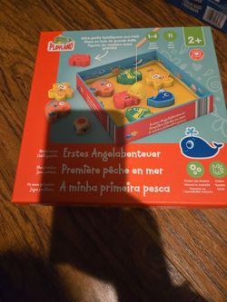 Toddler magnet fishing game