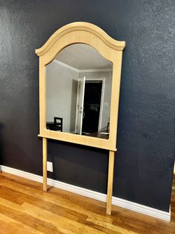 Solid Oak Dresser Mirror