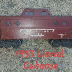 Vintage 1953 Lionel Train Caboose New York Zone