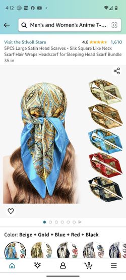 Satin Head & Neck Scarfs
