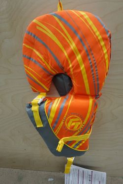 Full Throttle Infant Baby-Safe USCG Approved Life Jacket – Orange