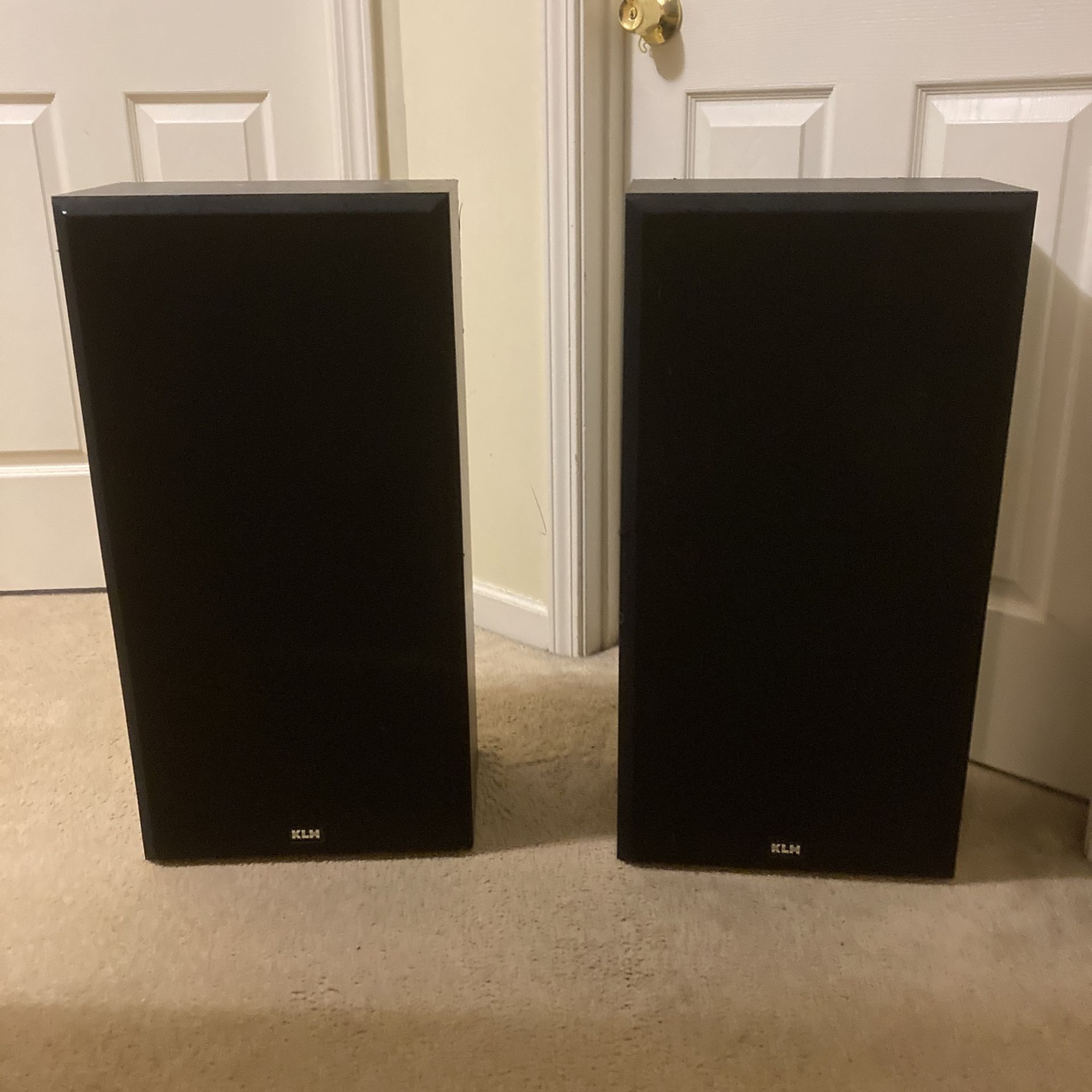 Klh 12” Inch Floor Speakers