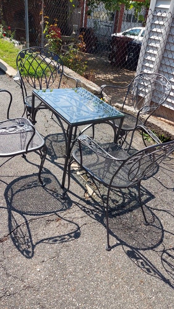 Wrought Iron Patio Set