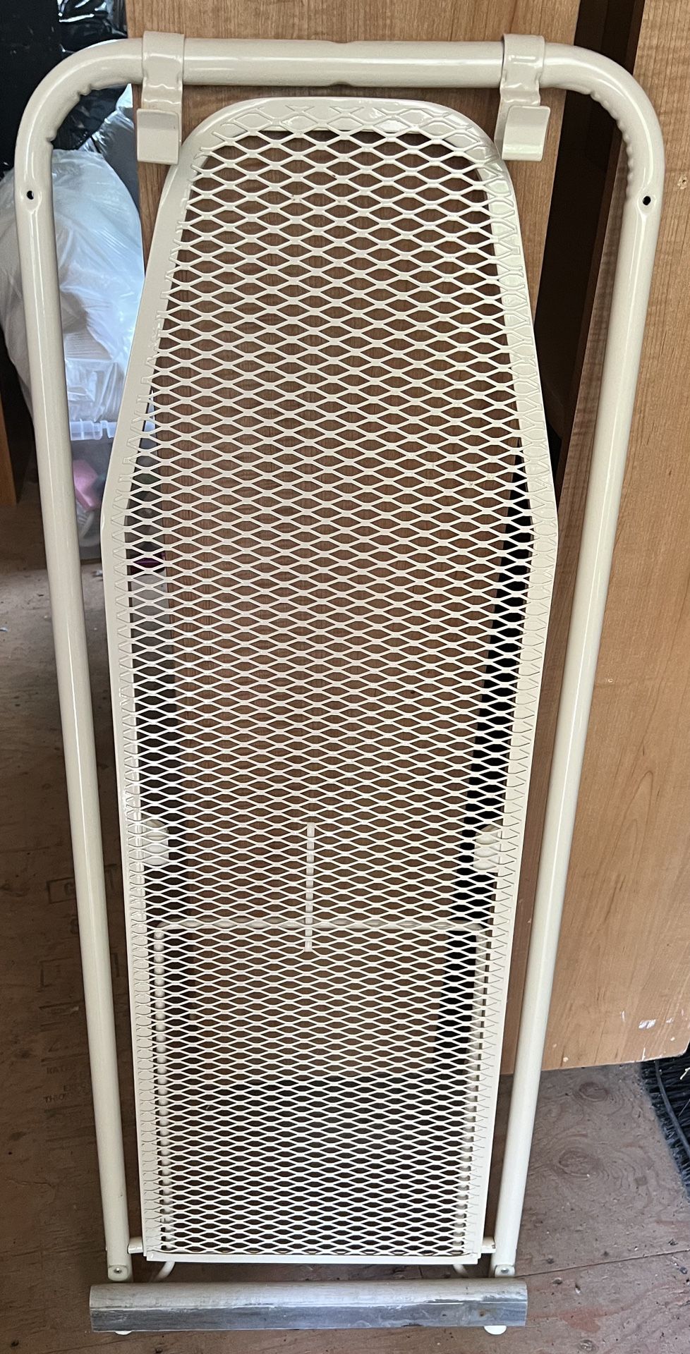 Over the door ironing board