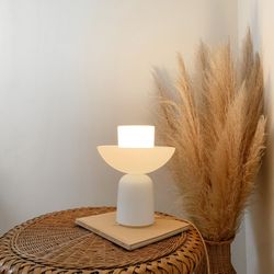 Minimal Modern Glass Accent Lamp