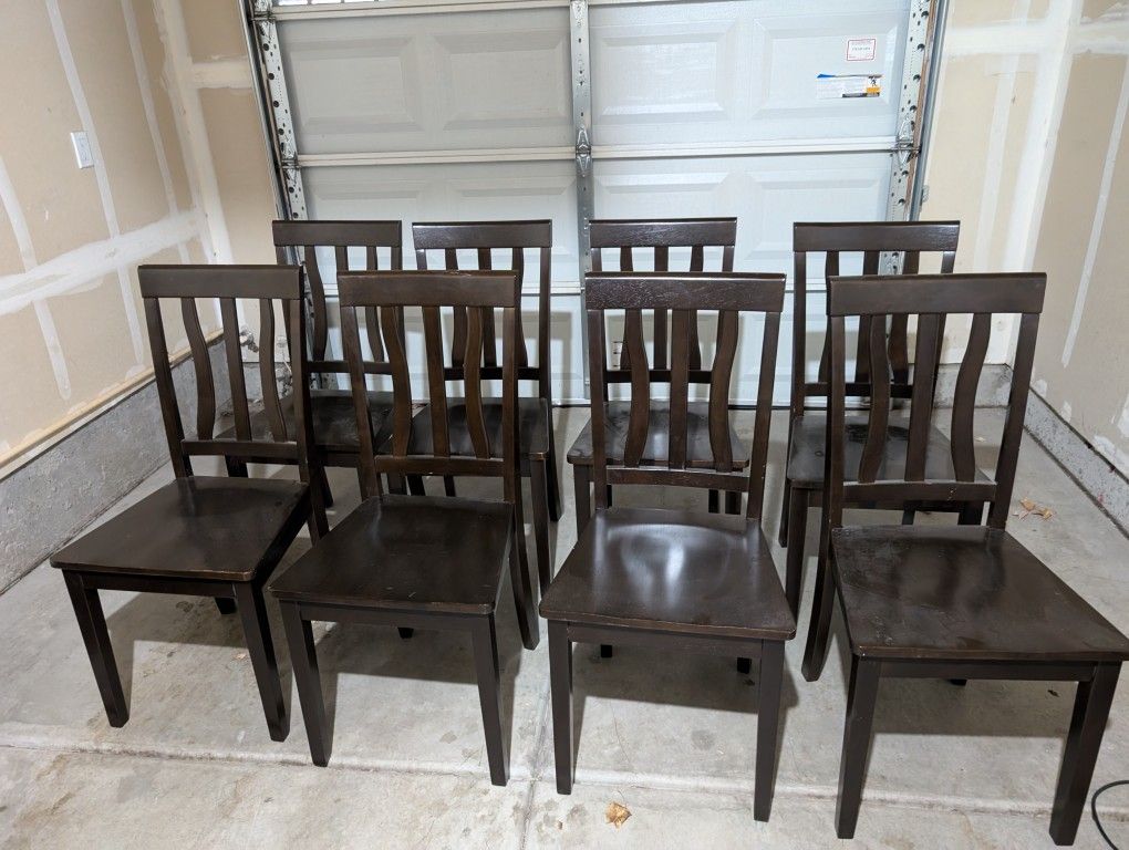 8 Standard Size Chairs 