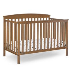 Delta Children Hanover 6-in-1 Convertible Baby Crib, Chestnu
