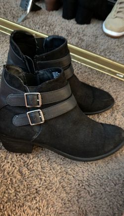 6.5 suede booties