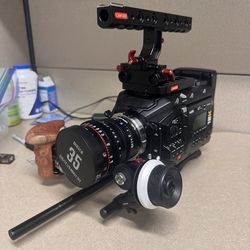 Blackmagic URSA Mini Pro 12K Kit – PL Mount + Meike 35mm Cine Lens + Accessories
