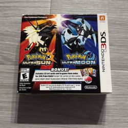 Pokémon Ultra Sun And Ultra Moon Double Pack 3DS