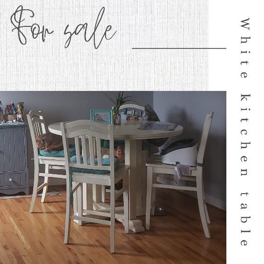 White Kitchen Table