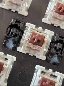 Gateron Brown Pro Keyboard Switches - Brand New 68 Pk