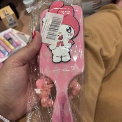 My Melody Hairbrush And Hair Tie Hello Kitty 