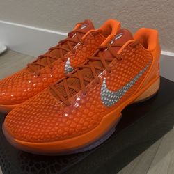 Kobe 6 Total Orange Size 11.5 Mens For Sale
