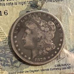 1879 S Morgan Silver Dollar 
