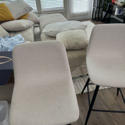 Beige Counter Chairs 