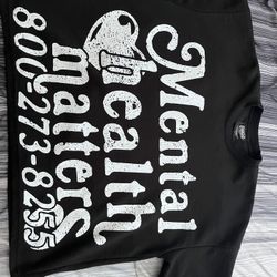 mental health matters tee large 