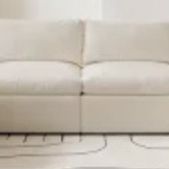 White six piece sectional sofa. Great condition. Can deliver for a fee.