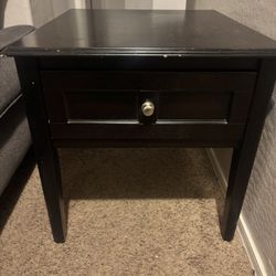 2 Black End Tables
