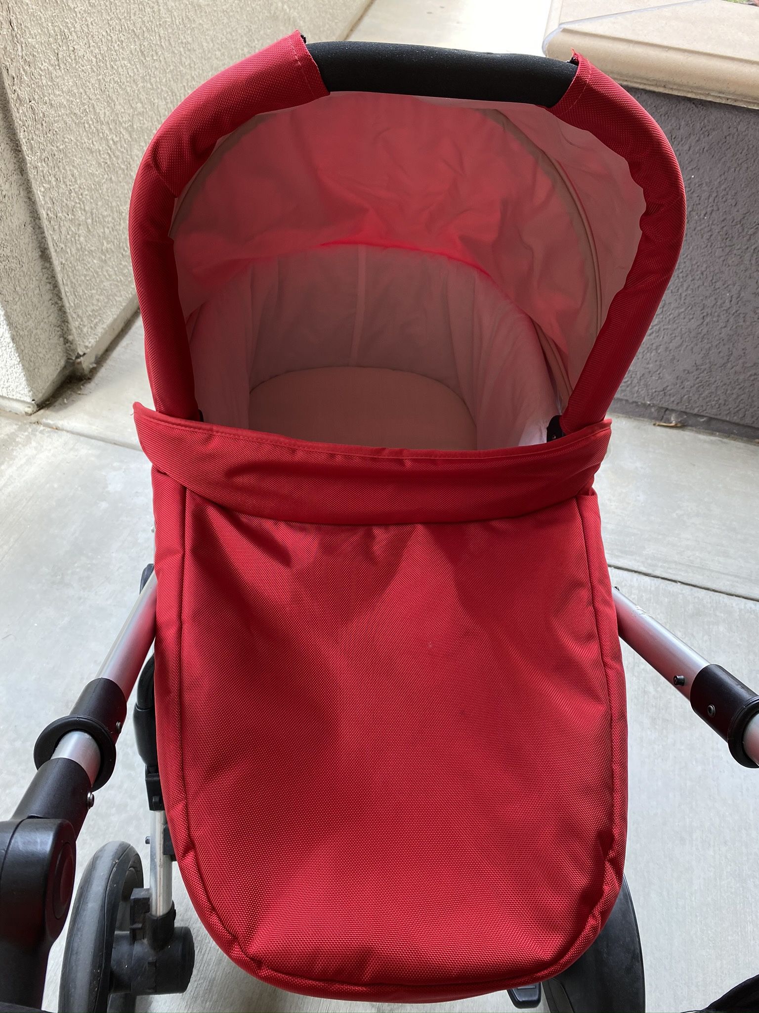 Britax B-Ready Stroller Bassinet, Red