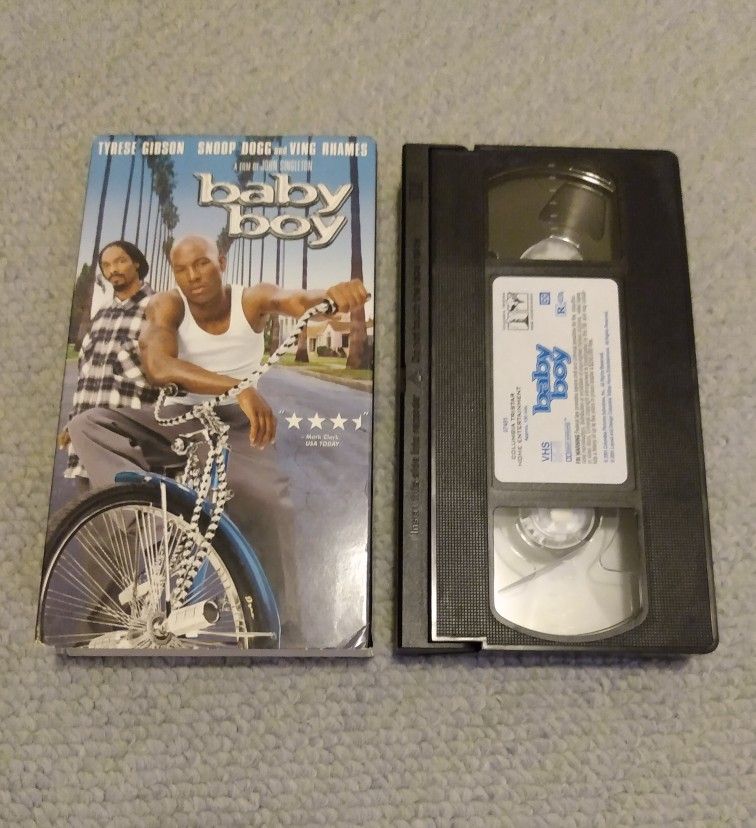 VINTAGE 2001 COLUMBIA PICTURES BABY BOY VHS VIDEO CASSETTE TAPE - DRAMA