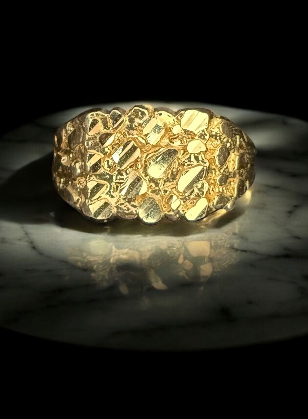 10kt Gold Nugget Ring