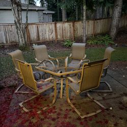 Outdoor table and chairs
