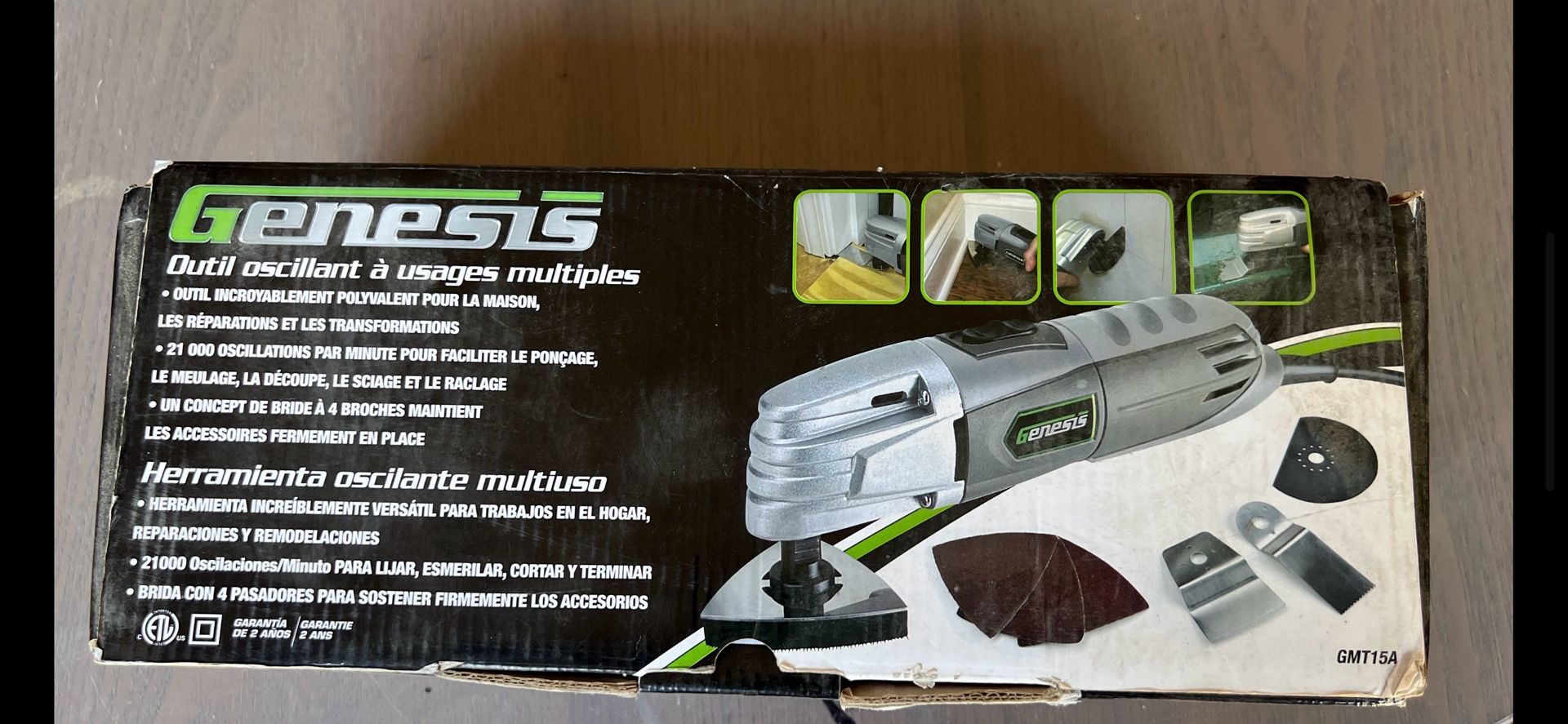 GENESIS MULTIPURPOSE OSCILLATING TOOL