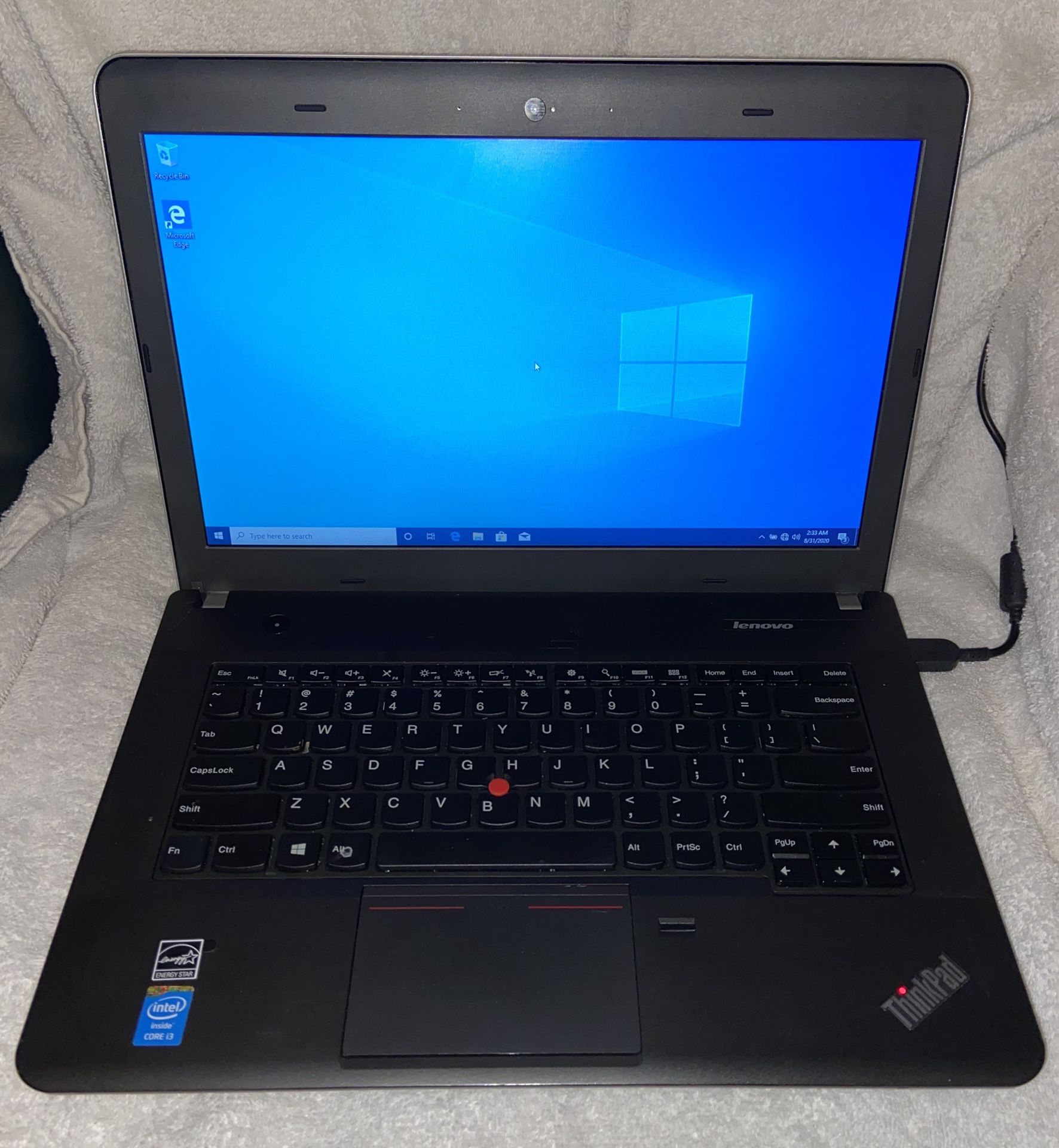 Nice 14” Lenovo Thinkpad i3 Laptop w/Windows 10