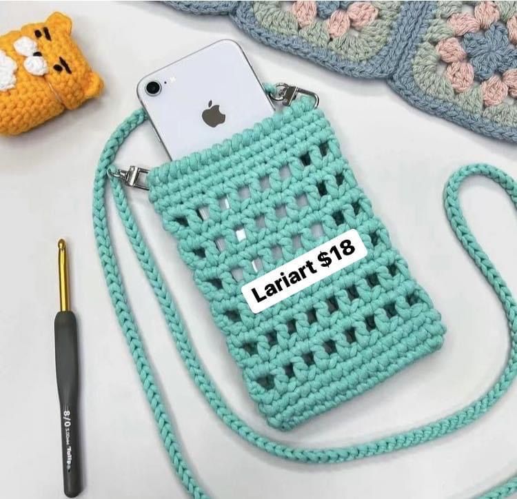 crochet bag $15