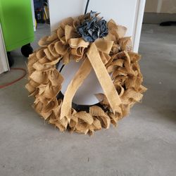 Burlap WREATH 