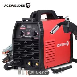 ACEWELDER 3-in-1 Welder 140T Fluid MIG/Lift TIG/Handheld Welder 110V Portable IGBT Converter Gasless MIG Welder