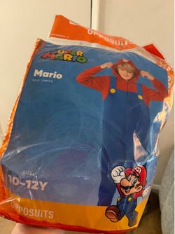 10-12 Y Mario costume