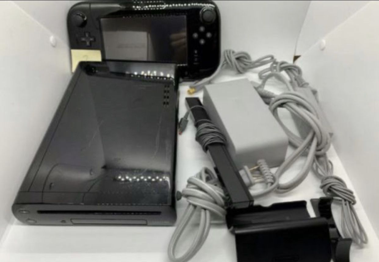 Nintendo Wii U Deluxe 32GB Black Console Trade for switch or PS4