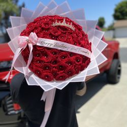 Ramo Buchón Rosas Red Roses Bouquet 