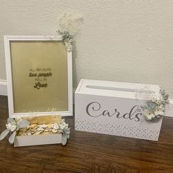 Card Box/ Wish And Guest Portrait/ Hearts And Box 