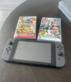 Nintendo Switch + 2 Games Bundle 