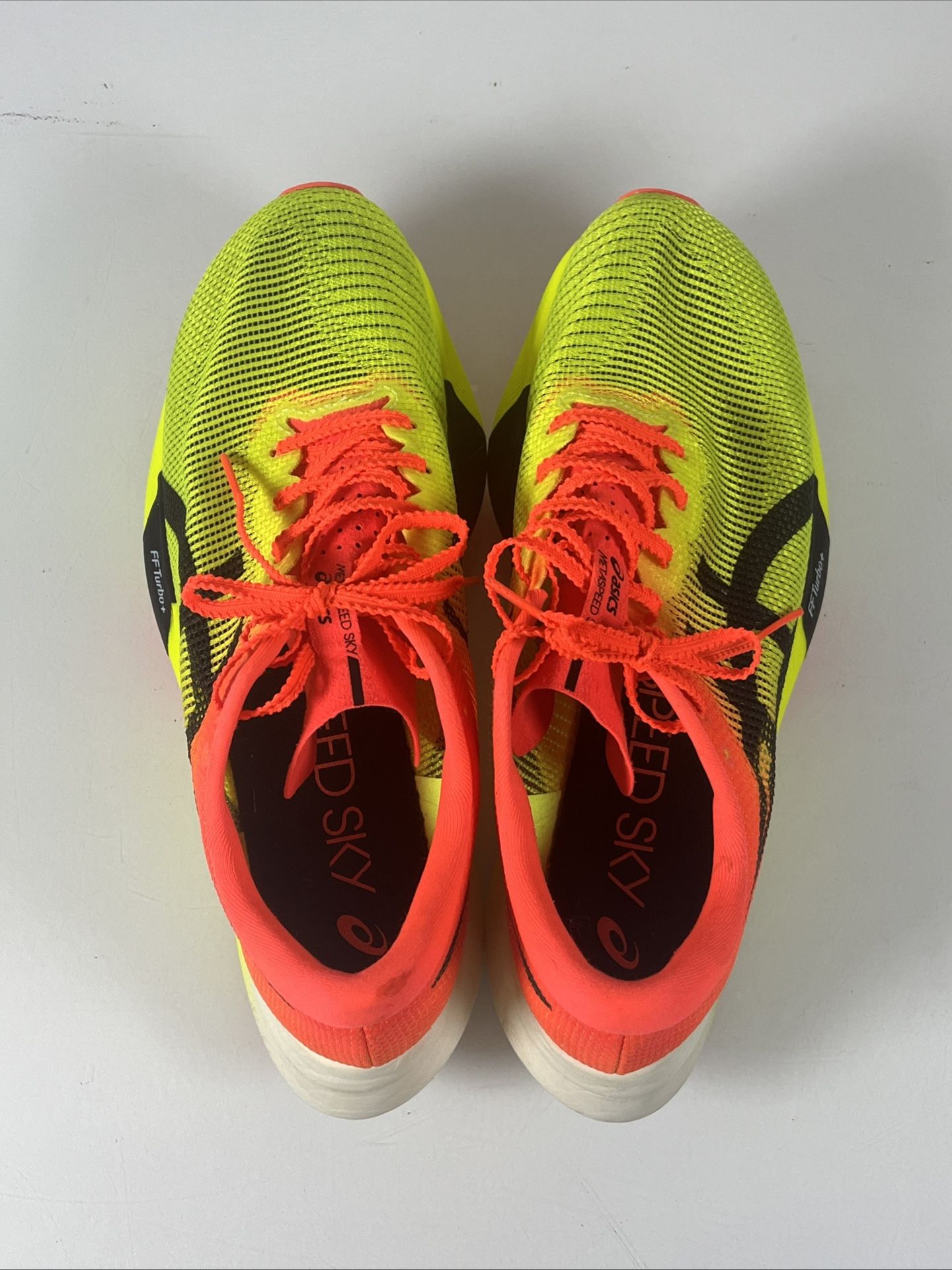ASICS Metaspeed Sky Paris Safety Yellow Men\'s 8.5 READY STOCK . . ASICS METASPEED SKY PARIS SAFETY YELLOW  main image 4