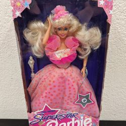 Superstar Barbie Doll Walmart Special Edition 1993 NIB Vintage Mattel 10592 Blonde NRFB