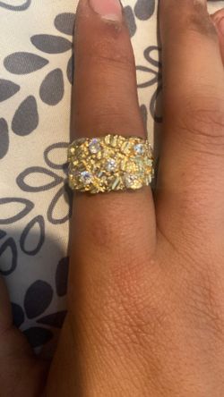Gold plated 10k ring