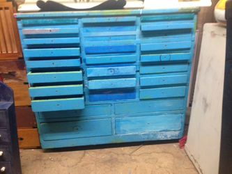 Vintage dentist cabinet