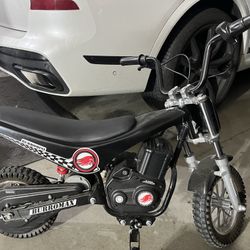 Burromax, Black TT250 Electric Dirt Bike for Kids