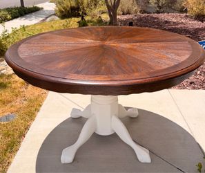 Beautiful Refurbished Wood Kitchen/Dining Table - Famhouse Style