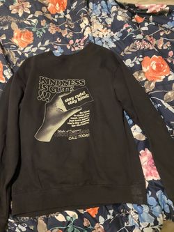 Navy blue crew neck sweater