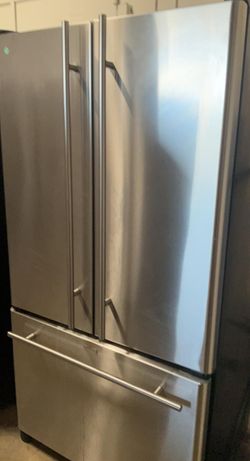 Kitchen Aid 3-Door Stainless Steel Fridge
