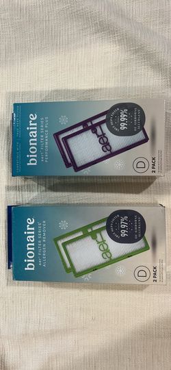 bionaire air purifier filters new unopened box