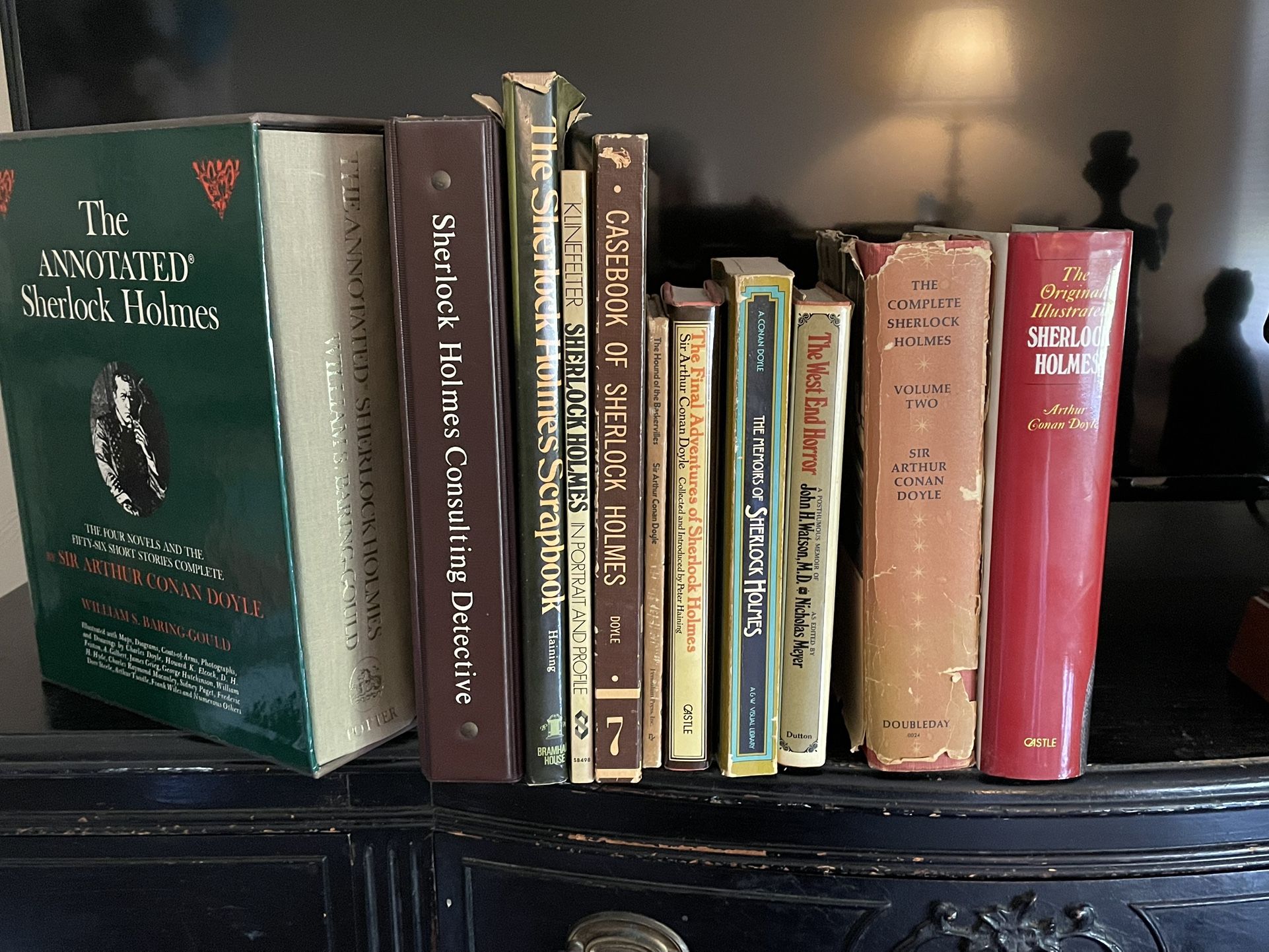 Sherlock Holmes Collection Of Antique Books