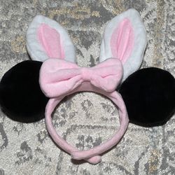 Disney Minnie Mouse Ears Pink/White Kids Headbands 
