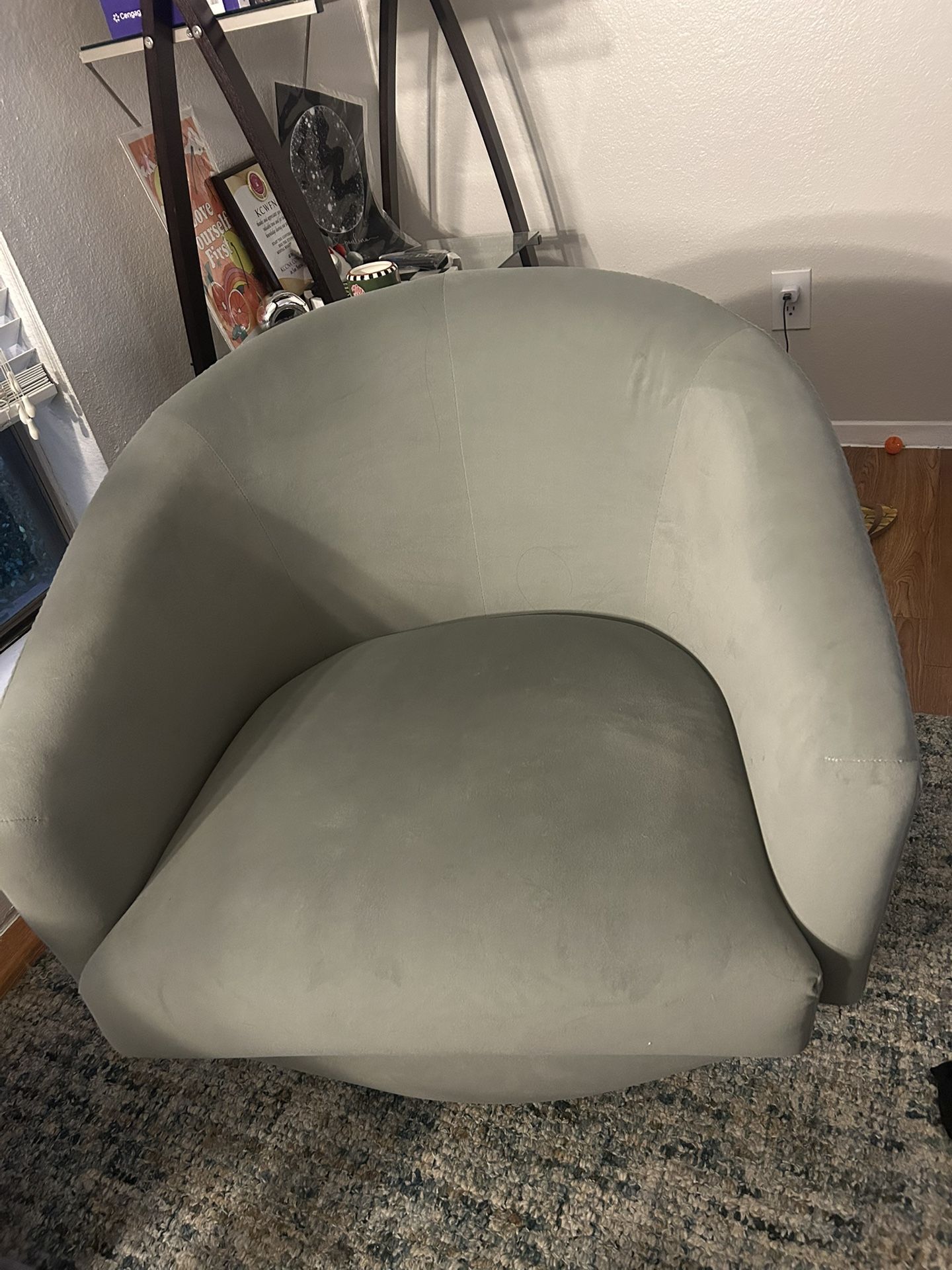 Mint Green Swivel Chair