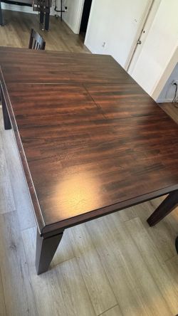 High table with chairs